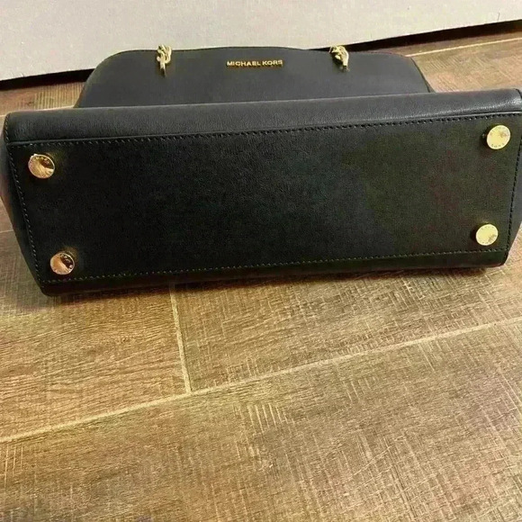 MICHAEL KORS M. Kors Black Gold Chain Purse - Like New - Picture 5 of 6